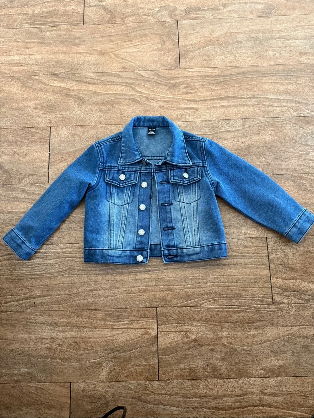 SHEIN Blue Kids Denim Jacket